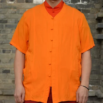 Летняя одежда монаха Ламы Тибетская одежда монаха с короткими рукавами мужская куртка Жилет Куртка Dongbo