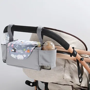 Многофункциональная подвесная сумка для хранения Аксессуары для детской коляски Подвесная сумка для коляски Бутылка Чашка для воды Сумка для хранения