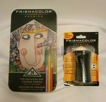 Набор Prismacolor Premier из 24 цветных карандашей с мягким сердечником + точилка Prismacolor!