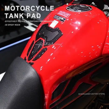 Наклейка на бак мотоцикла Anti Scratch для Honda NX500 2024 Аксессуары 3D Эпоксидная смола Нескользящая наклейка