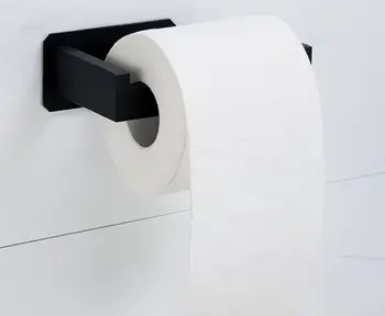 Настенный без сверления Нержавеющая сталь 304 Самоклеящийся держатель для туалетной бумаги 14,2 см