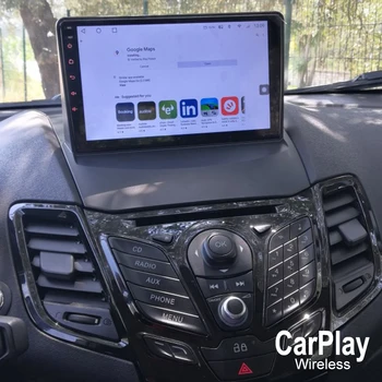 НОВЫЙ 6 ГБ ОЗУ 128 ГБ ПЗУ 2 DIN Авто Радио Навигация GPS Bt Плеер 9 дюймов Для Ford Fiesta 2009 2017 Autoradio Android 13 Stereo