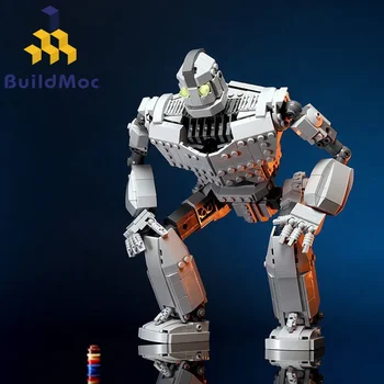 Новый робот MOC Fit The Iron Robot City Figures Гигантская модель строительных блоков Кирпичи Детские игрушки Мальчик Подарки День рождения