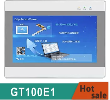 Новый сенсорный экран HMI GT100E1 GT100E2 поддержка Ethernet Удаленный 10,1-дюймовый человеко-машинный интерфейс 2 последовательный порт 2 порта Ethernet