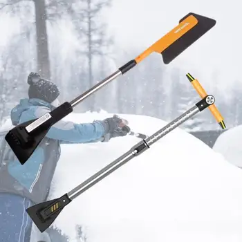 Новый стиль Автомобиль EVA Лопата для снега Многофункциональная лопата для снега Длинный стержень Противообледенительный инструмент для подметания льда Щетка для уборки снега для зимы