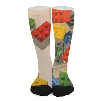 Окрашенные кирпичи 4 носка забавные подарочные носки для мужчин спортивные носки для гольфа