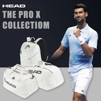 Оригинальная теннисная сумка серии HEAD PRO X Теннисная сумка Джоковича 2023 Теннисный рюкзак для стадиона Спортивная теннисная ракетка для бадминтона Сумка для ракетки для падел-тенниса