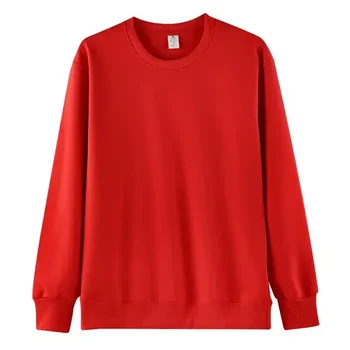 Осенний новый свитер с круглым воротником мужского и женского цвета с длинными рукавами Т-образная рубашка черного цвета