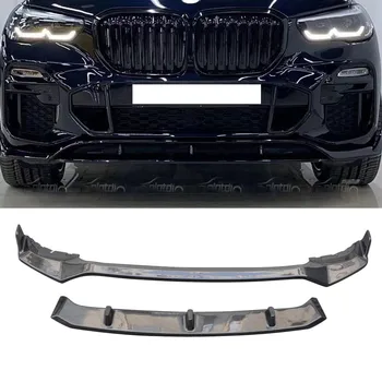  Передняя губа Спойлер на бампере для BMW BMW X5 G05 19 UP Карбоновый Стайлинг Авто Обвесы OLOTDI