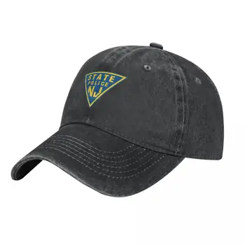 Печать полиции штата Нью-ДжерсиКепка Ковбойская шляпа Пляжная шапка Кепки Бейсболка Мужская кепка Женская