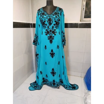 Платье Дубай Новое Марокко Дубай Африканская одежда Мусульманский халат Экзотическая танцевальная одежда Длина 52 дюйма