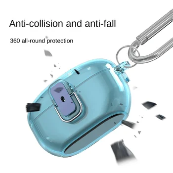 Прозрачный протектор для наушников Защита от падения Предотвращение столкновений Защитный чехол для наушников Водонепроницаемый для Sony WF-1000XM5