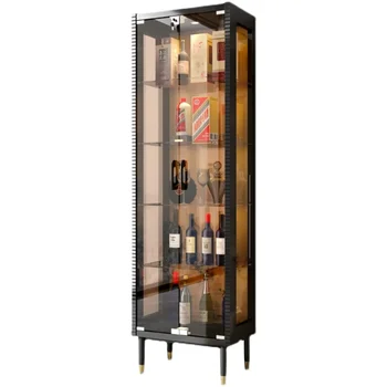 Простой европейский легкий роскошный винный современный минималистичный гостиный стеклянный винный шкаф