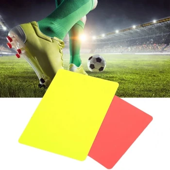 Профессиональные футбольные красные и желтые карточки рекорд футбольный матч инструменты и оборудование для футбольных матчей аксессуары для футбольных матчей