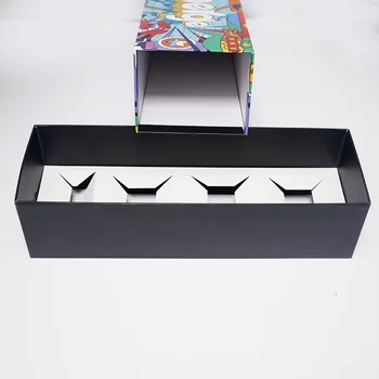 роскошная косметическая выдвижная бумажная упаковка для духов подарочная коробка, производители упаковки подарочной коробки с причудливым ящиком ---DH10166
