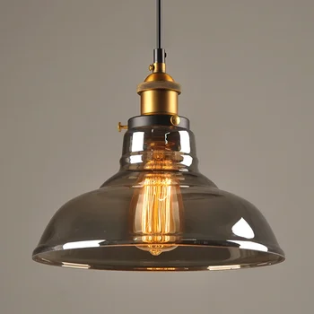 Скандинавская стеклянная люстра ретро минималистичная люстра для столовой, спальни, бара, домашние светильники и фонари
