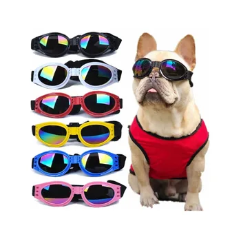  Складные очки для собак предотвращают ультрафиолетовое излучение Очки для кошек Собака Регулируемые очки для собак Фото Реквизит Аксессуары для домашних животных Товары для собак