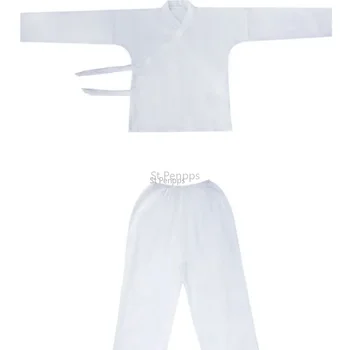 Традиционный китайский стиль ханьфу в одежде в брюках Ежедневное облегающее внутреннее пальто белого цвета подходит как для мужчин, так и для женщин