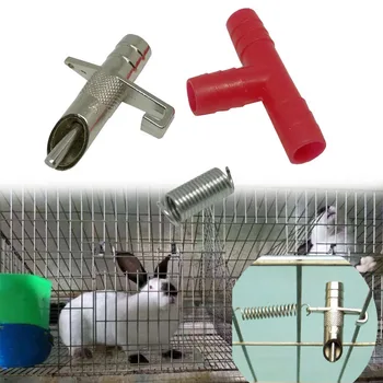  Удобная поилка Эргономичная автоматическая ниппель кролика Кормушка для воды Домашнее животное Кролик Товары для домашних животных Экономия времени Высокое качество Прочный
