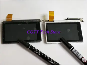 Черно-белый сенсорный ЖК-дисплей в сборе с корпусом и ЖК-шарниром Запасные части кабеля для камеры Sony A5100 ILCE-5100