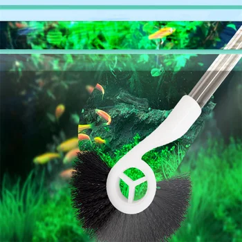 Щетка для очистки раковин в аквариуме инструмент для удаления водорослей с длинной ручкой 55 см