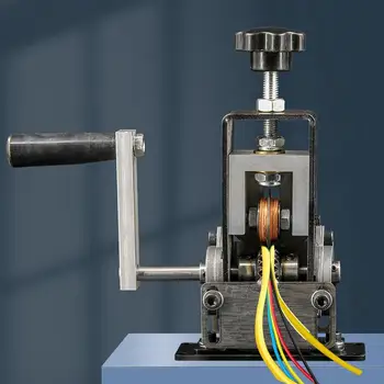  Электрическая лущильная машина1-20 ммDiam Ручная зачистка проводов Автоматический ручной кривошип Стриппер Лом медного кабеля Инструмент для зачистки