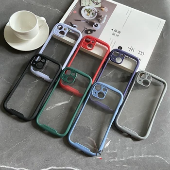  Япония популярный в Японии прозрачный противоударный акриловый мягкий чехол для телефона для iPhone 13 12 11 14 Pro X XS Max XR 7 8 Plus SE MiNi Чехол Capa